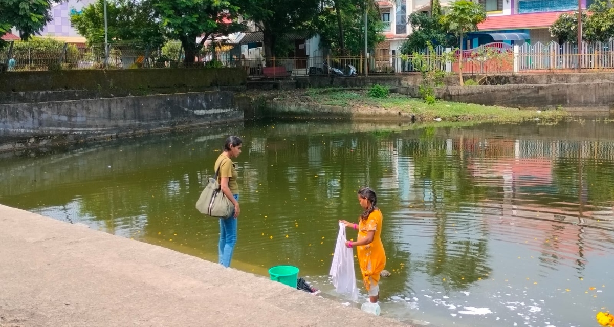 Interacting with users of waterbody SPARC project India 86