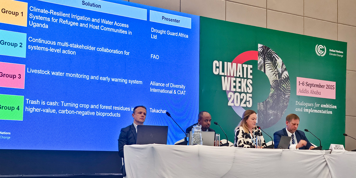 FAO Senior Climate Change Implementation Specialist Sibyl Nelson underlined to I-Lab attendees the importance of collaboration within and across ministries.