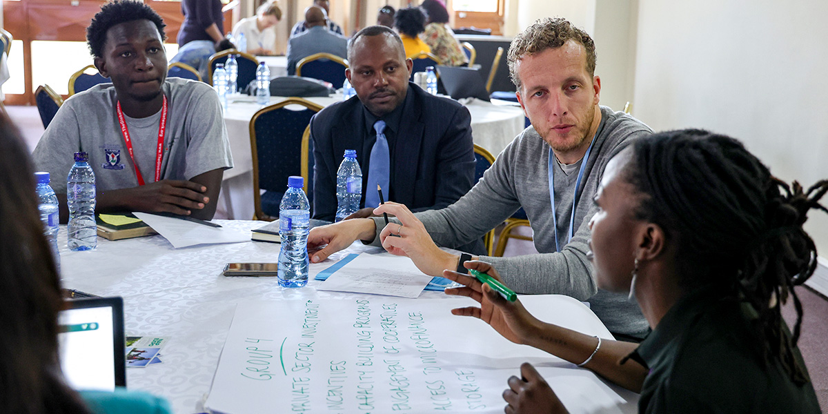 Group session at the NAP Expo.