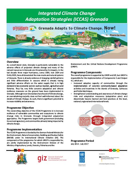 Undp Factsheet: Integrated Climate Change Adaptation Strategies (iccas 