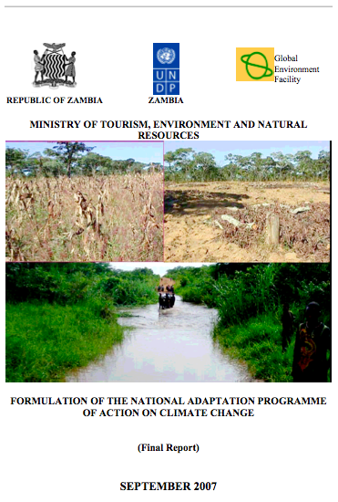 Zambia National Adaptation Programme of Action (NAPA) Official Document ...